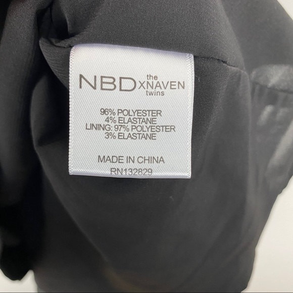 Revolve NBD X the Naven Twins Skater Black Dress M - Picture 8 of 8